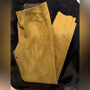 Women’s Suede Olive Pants